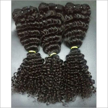 Black Deep Curly Human Hair Extension
