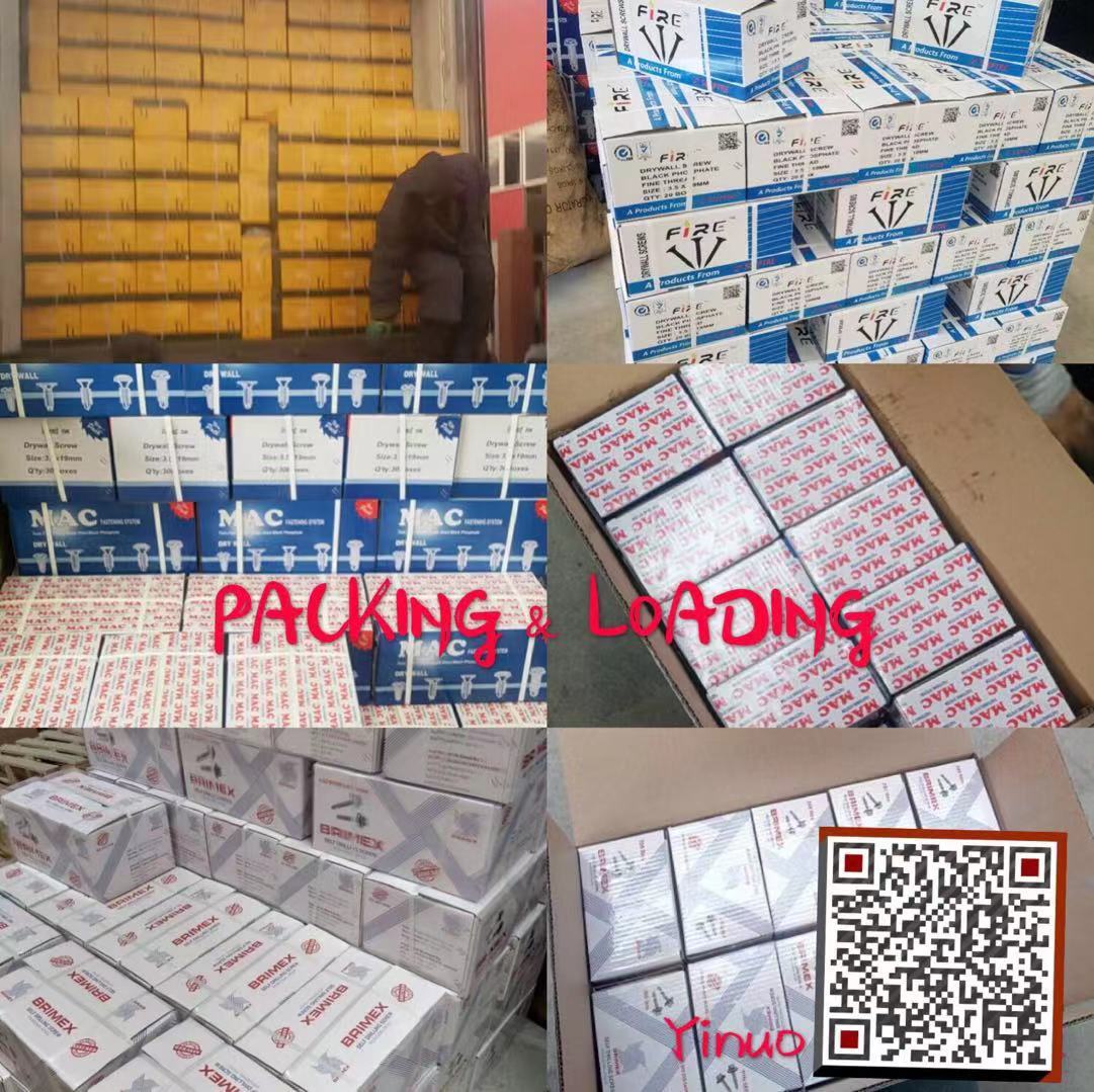 Factory Price High Quality Black Fine Thread Drywall Screw Phillips Flat Bugle 1" X 6