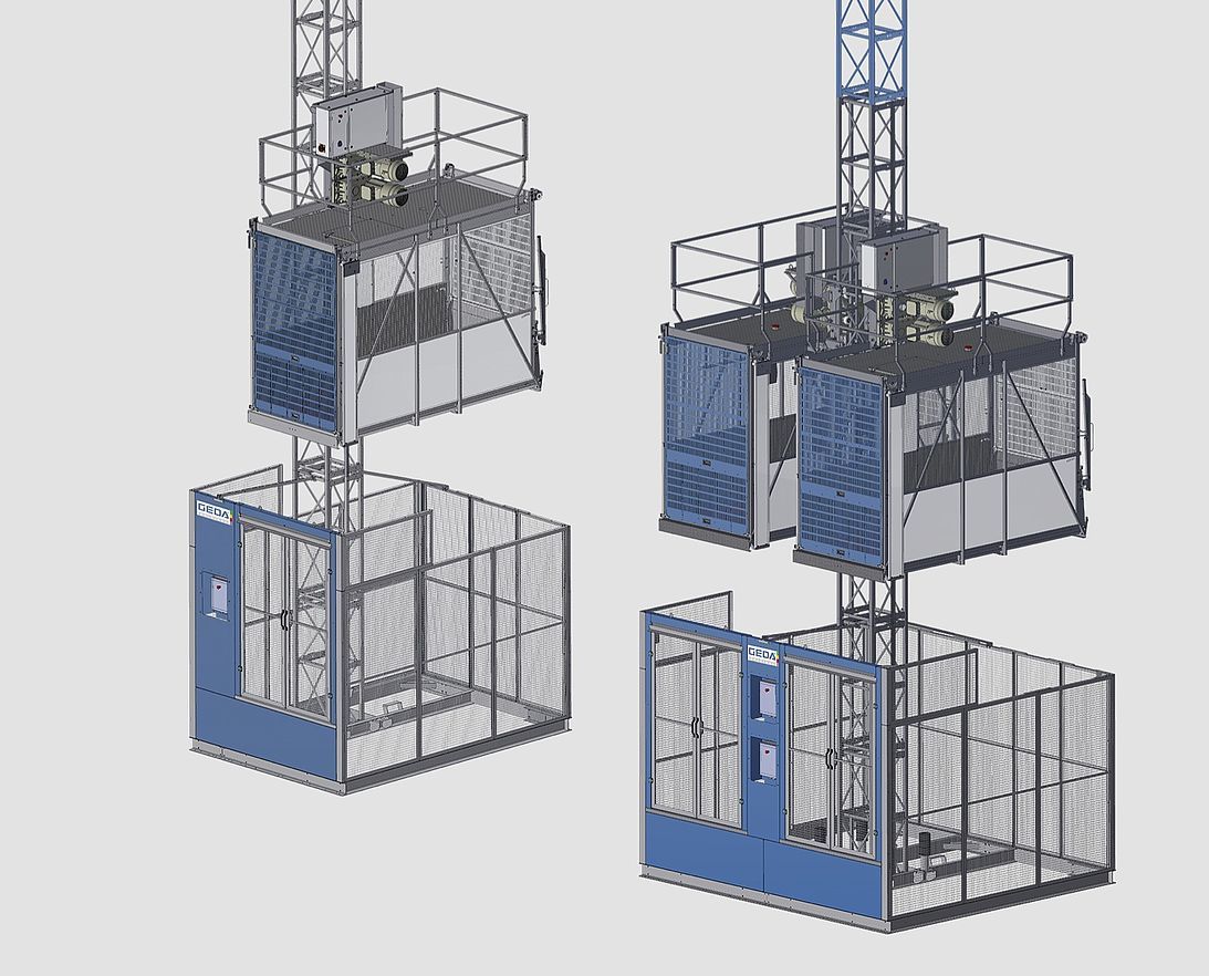 Rack And Pinion Passenger And Material Hoist - Capacity: 25 Persons /2