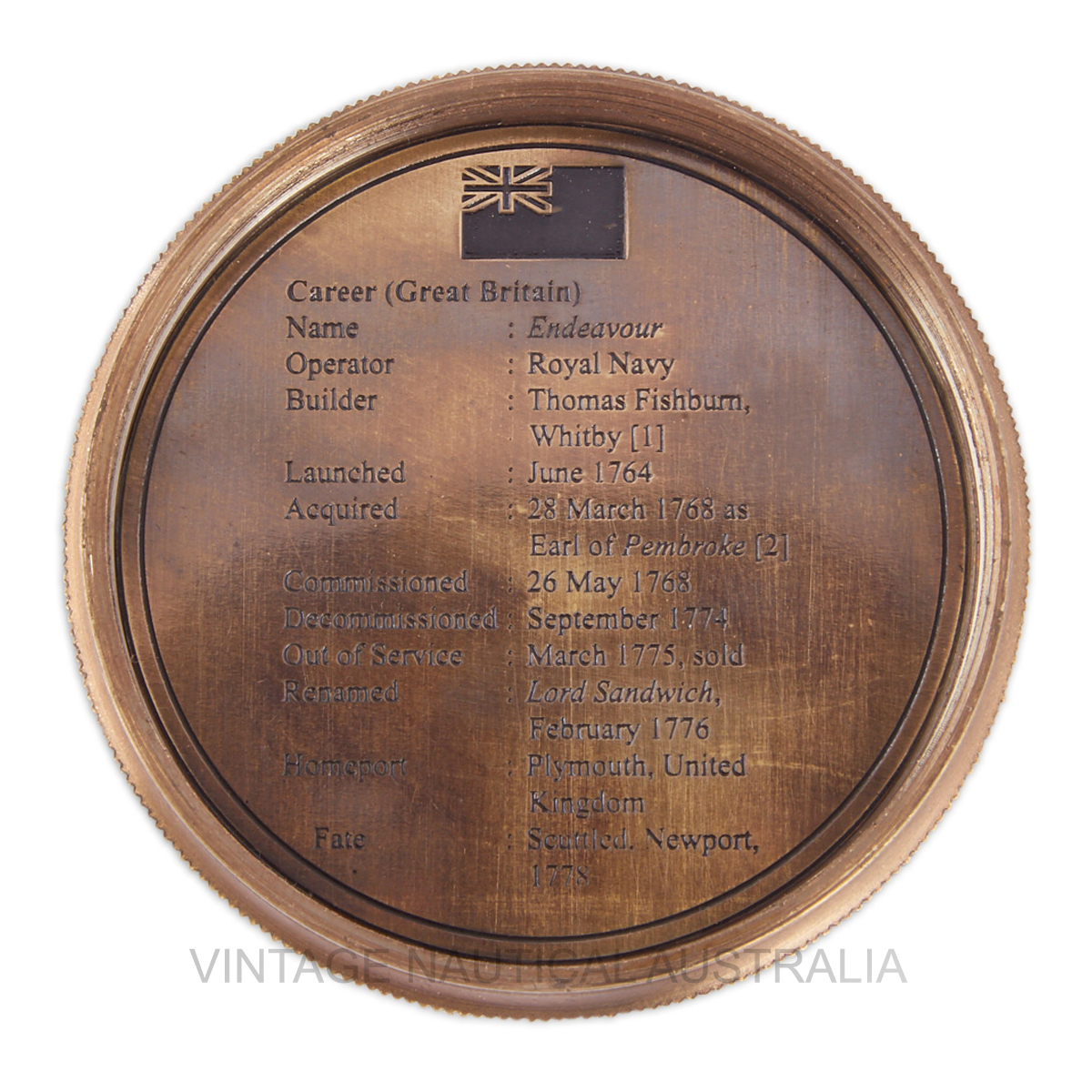 Compass A Hms Endeavour