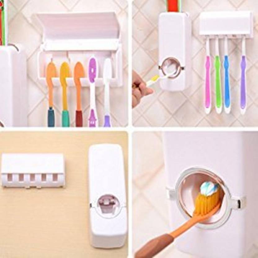 Tooth Brush Holder - Pvc Material, Regular Size, Rectangular Shape | Hygienic Design To Prevent Germs, Insect Protection
