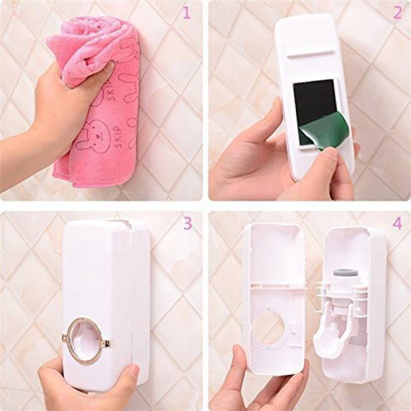 Tooth Brush Holder - Pvc Material, Regular Size, Rectangular Shape | Hygienic Design To Prevent Germs, Insect Protection