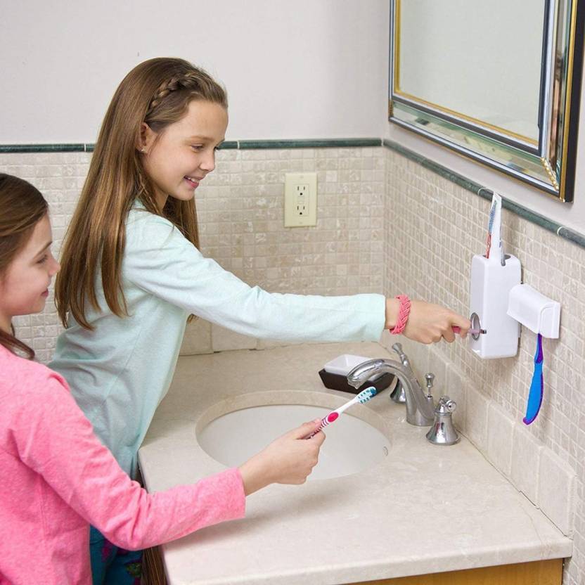 Tooth Brush Holder - Pvc Material, Regular Size, Rectangular Shape | Hygienic Design To Prevent Germs, Insect Protection