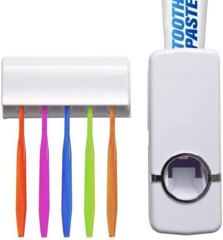 Tooth Brush Holder - Pvc Material, Regular Size, Rectangular Shape | Hygienic Design To Prevent Germs, Insect Protection