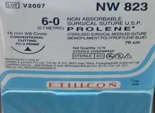 Ethicon - Prolene(polypropylene) (Nw823) Grade: Medical