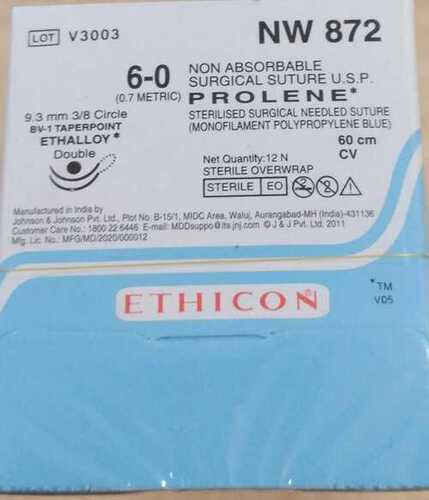 Ethicon - Prolene(Polypropylene) (Nw872) - Color: White