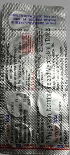 Pregabalin Nortriptyline Mecobalamin Tab Specific Drug