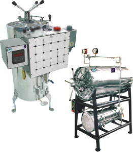 Laboratory Vertical Autoclave Capacity: 23 To 165 Liter