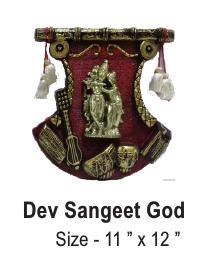 Brown And Golden Dev Sangeet God