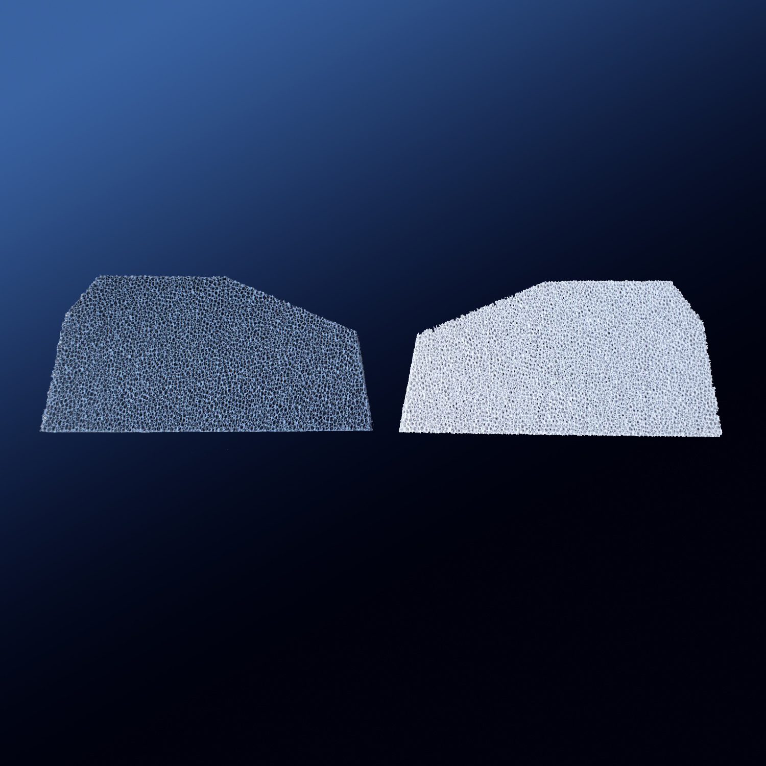 Irregular Silicon Carbide Ceramic Foam Filter Application: Filtration Of Grey Iron
