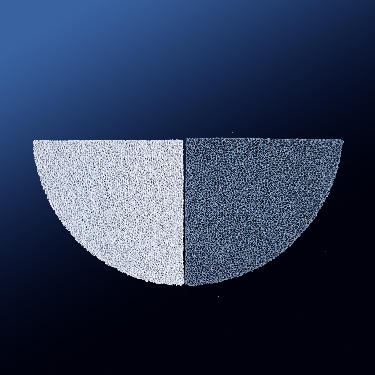 Irregular Silicon Carbide Ceramic Foam Filter Application: Filtration Of Grey Iron