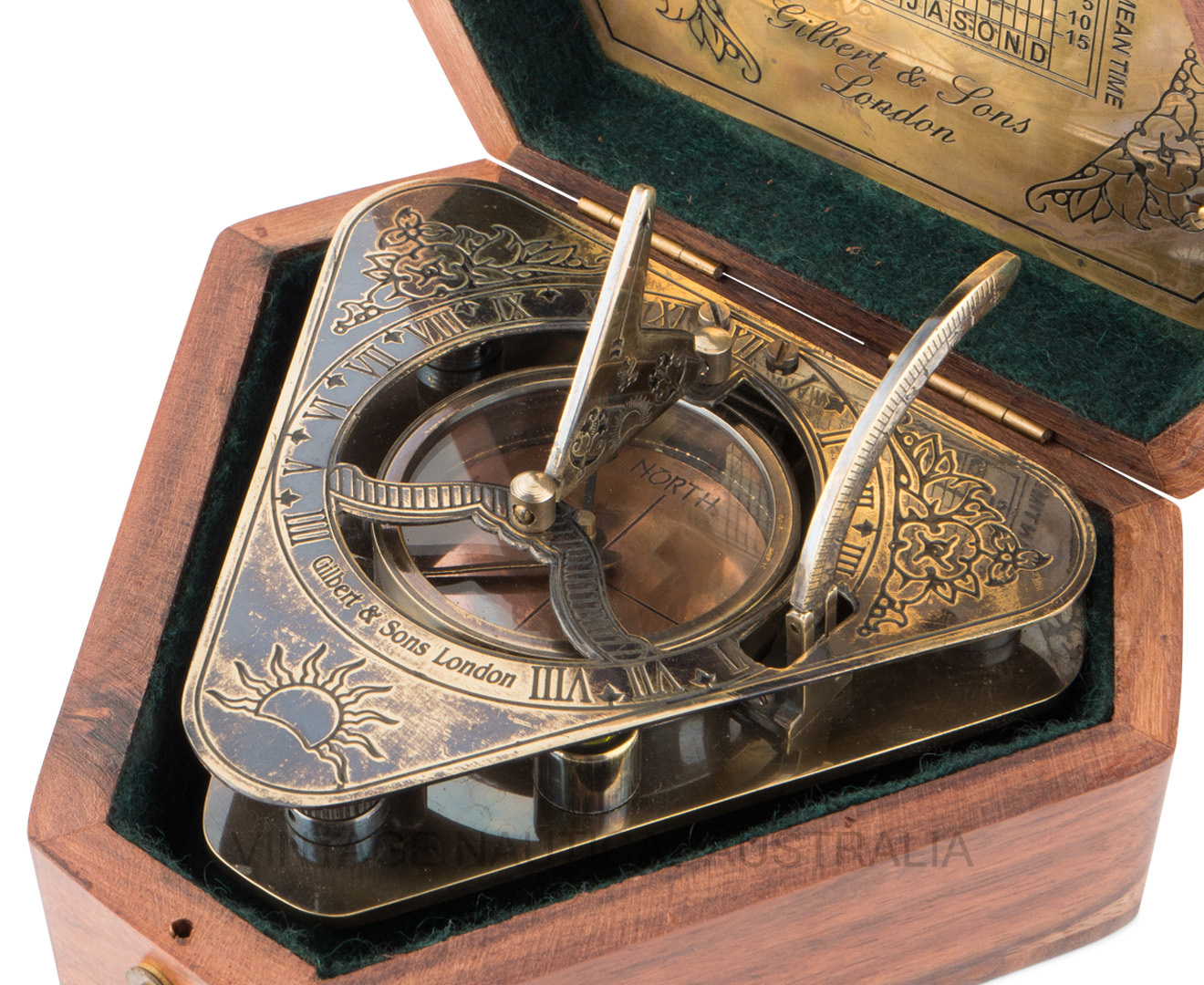 Sundial Compass A Triangular Shape
