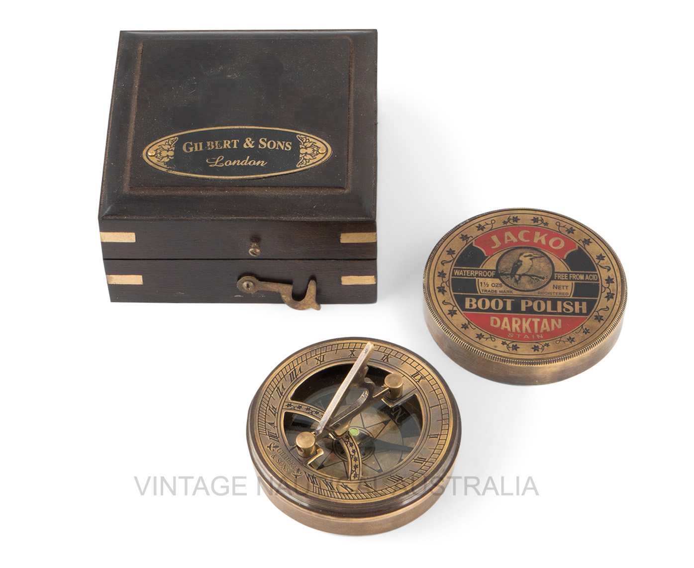 Sundial Compass A Jacko Boot Polish