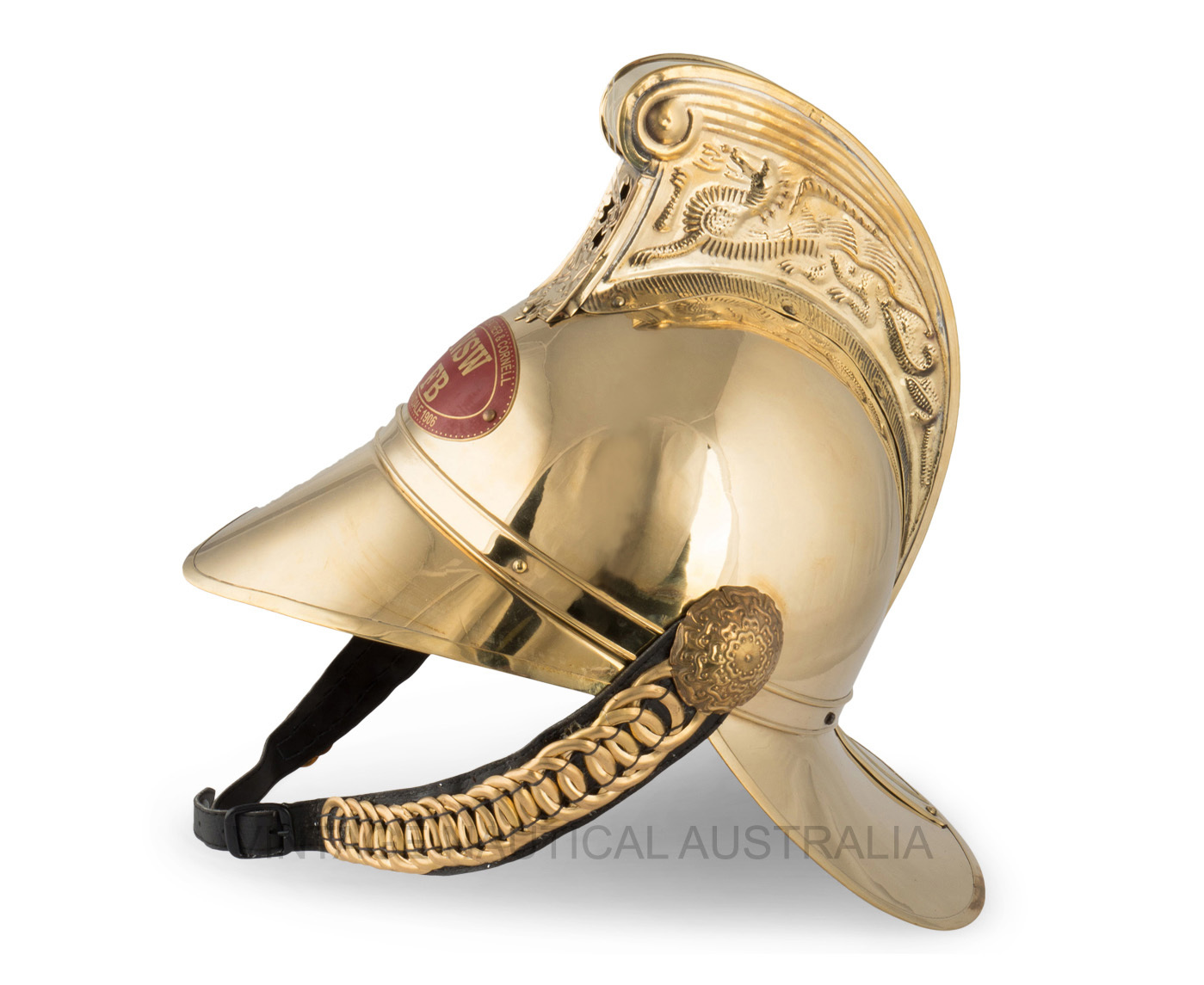 Fireman Helmet A Nsw (Red Badge)