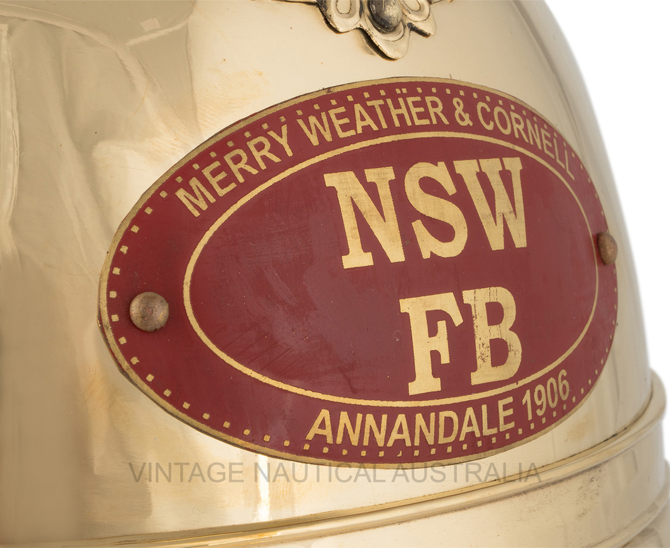 Fireman Helmet A Nsw (Red Badge)