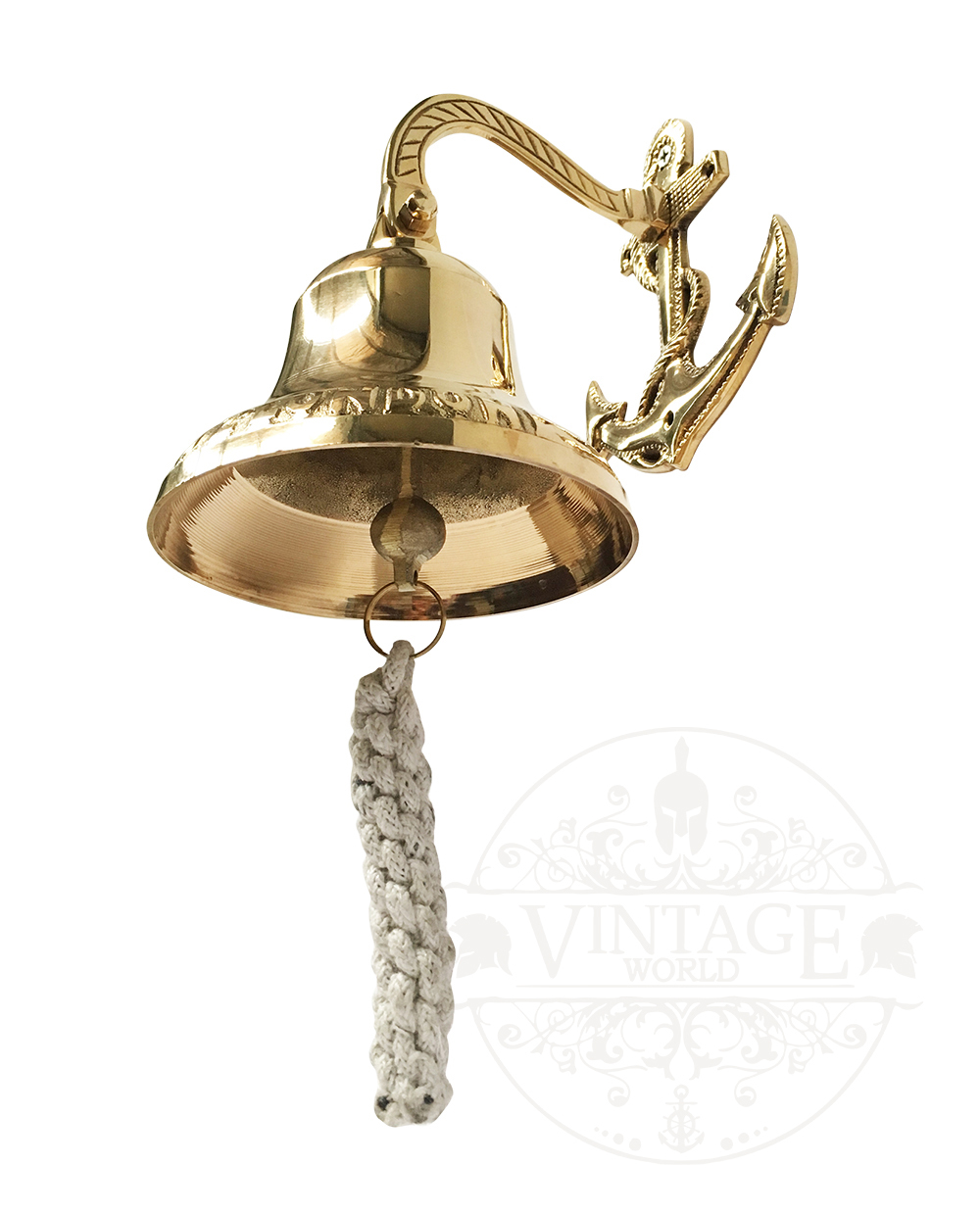 Wall Bell A Brass Anchor