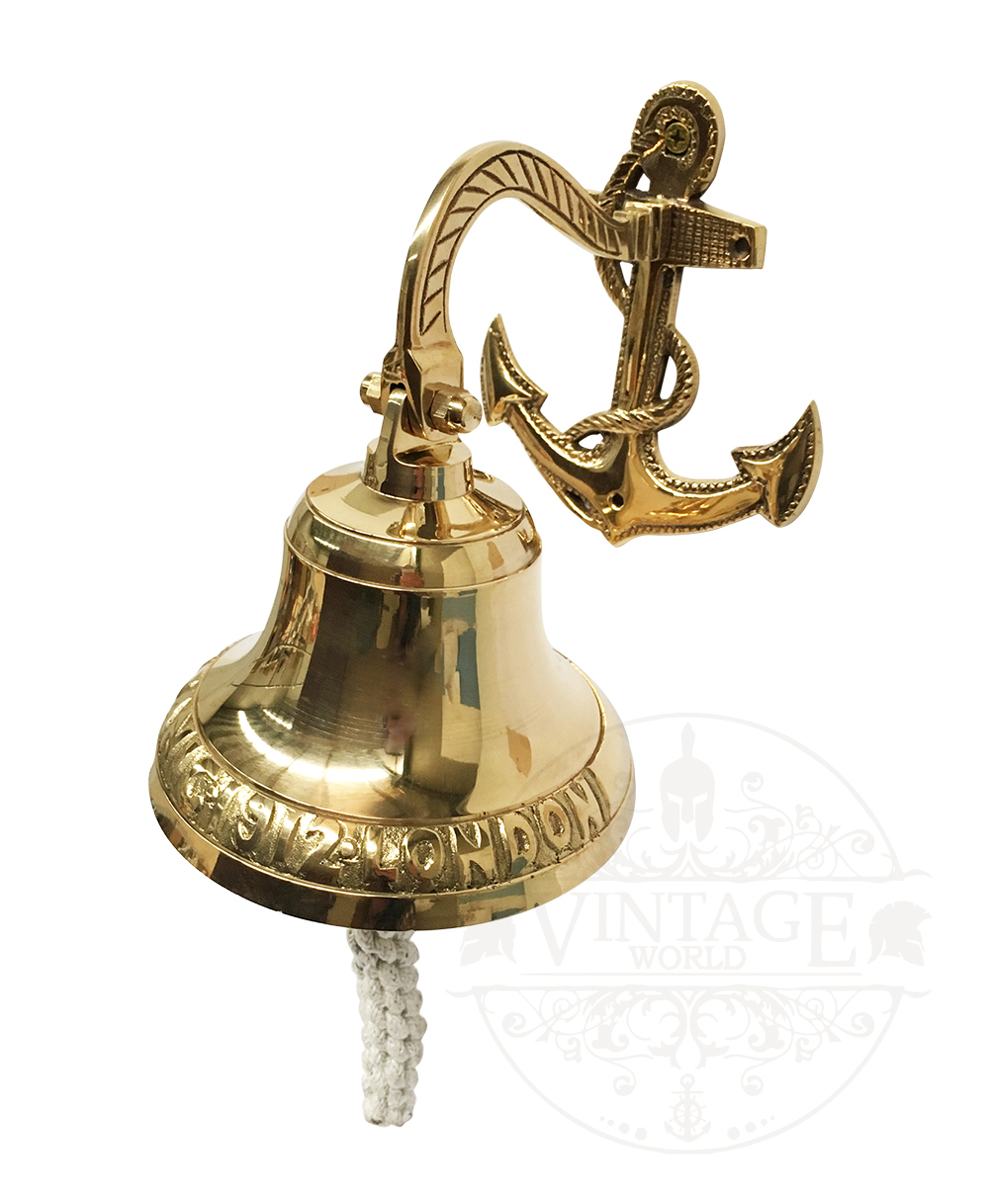 Wall Bell A Brass Anchor