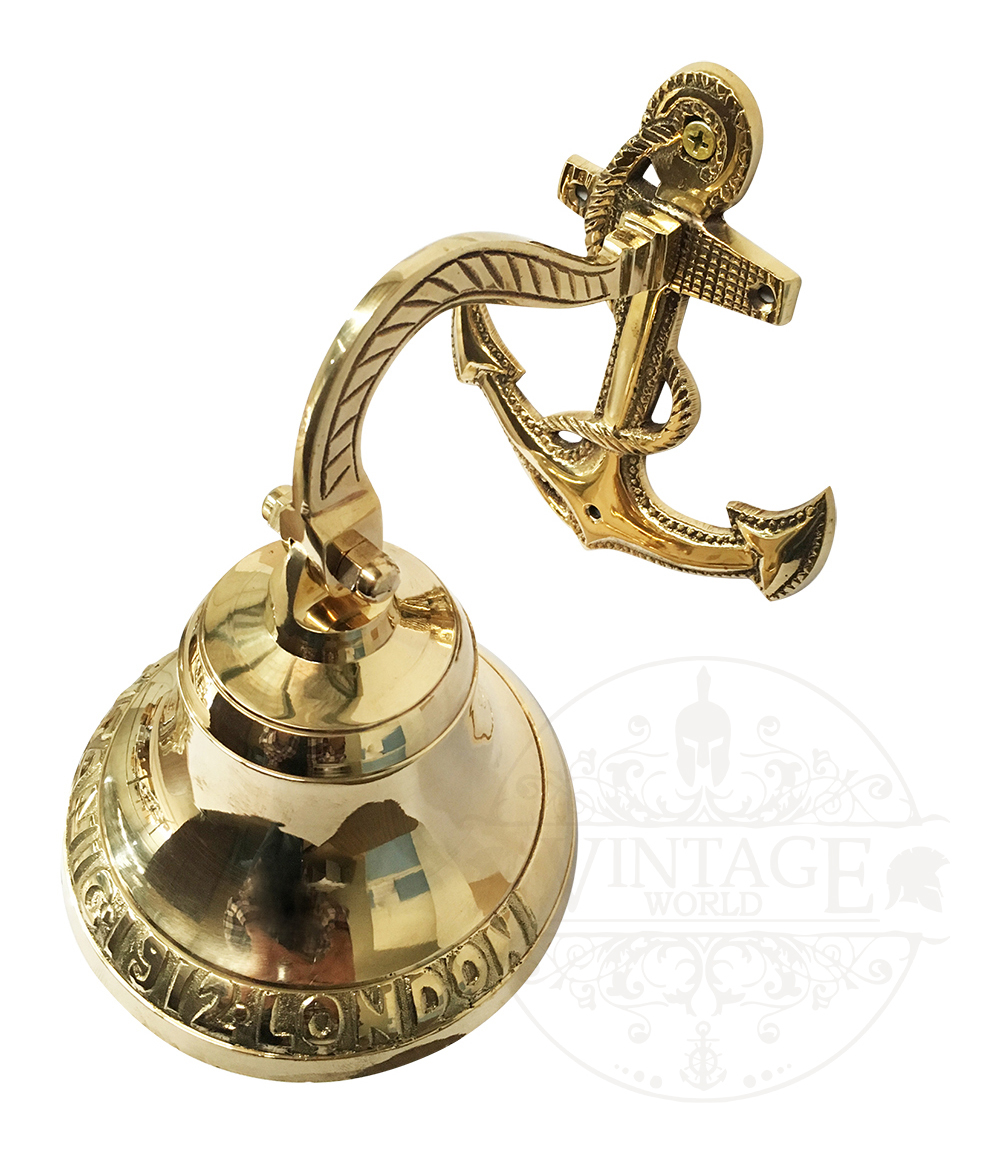 Wall Bell A Brass Anchor