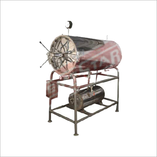Horizontal Autoclave - Stainless Steel, Customize Dimensions | Hassle-Free Sterilization for Laboratories and Pharmaceutical Applications