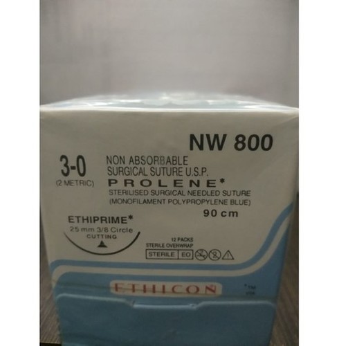 Ethicon Prolene(Polypropylene) Suture Nw800 Grade: Medical