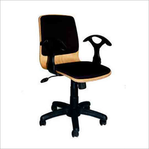 Black Ply Cushion Operative Revolving Chair