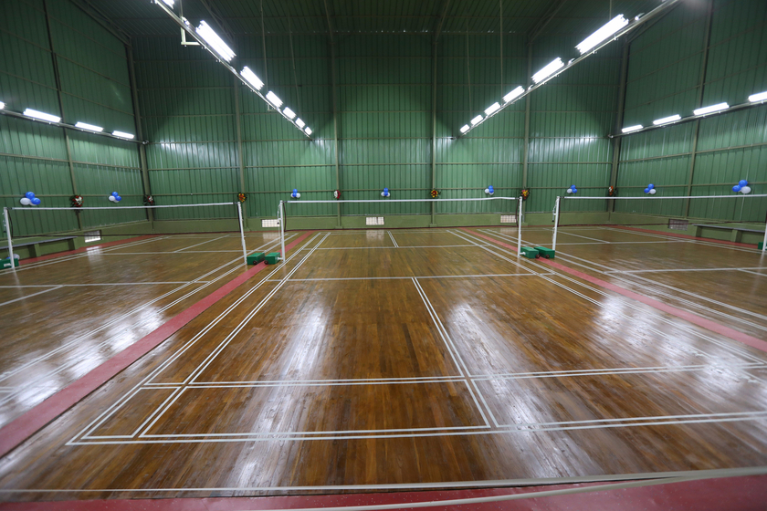 True Colour Badminton Court Lighting System
