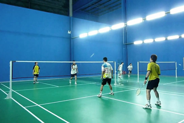 True Colour Badminton Court Lighting System