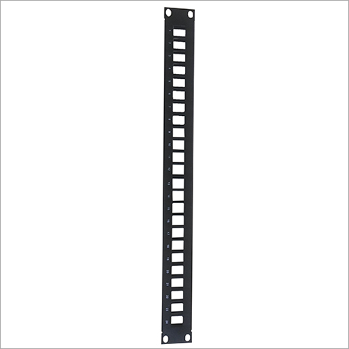 1U 24 Port Modular Blank Panel Application: Industrial