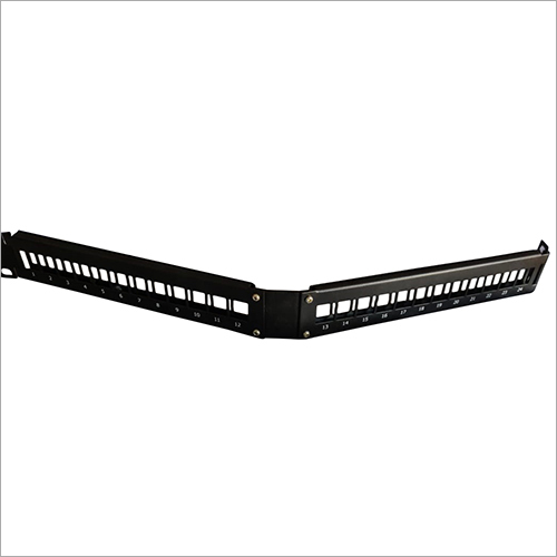 24 Port Angled Blank Patch Panel Application: Industrial