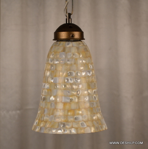 Yellow Mother Of Pearls Wall Hanging For Home Decor