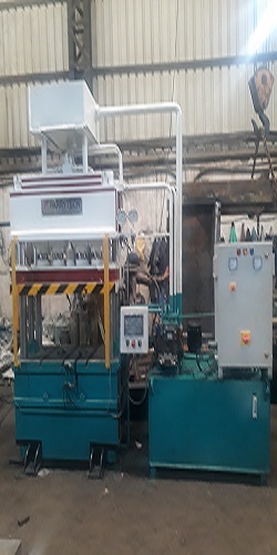 Hydraulic Deep Draw Press With Blank Holder - Color: White & Blue Or As Per Customer Requirement