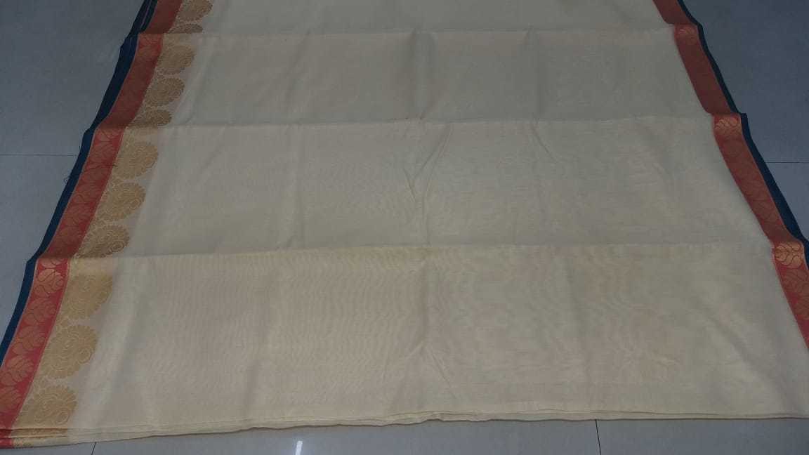 Cotton Saree - Customized Size, Plain Pattern With Zari Border And Chit Pallu | Best Quality Ethnic Wear, Ideal For Casual Occasions