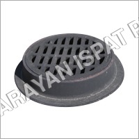 Round Catch Basin Grating - Customized Size, Black Color | Industrial Grade, Round Design