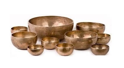 Brass Tibetan Singing Bowls- Set Of 7