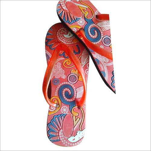 Multicolor Girls Printed Slipper