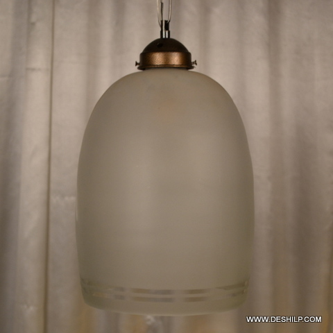 5.5x15 Inch White Frosted Glass Wall Hanging Lamp - Design: Traditional
