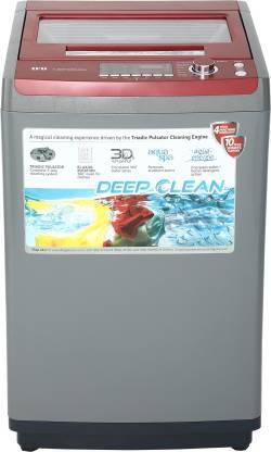 IFB Aqua Washing Machine - 6.5 kg, Top Loading, Porcelain-Coated Steel Tub - Red, 720 RPM, Automatic, 350 Watt Power, 4-Year Warranty