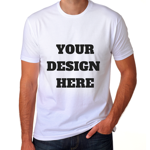 Custom Print T-shirt - Cotton Fabric, Custom Size Options, Crisp White Color | Customized Logo Printing For Promotional Corporate Gifting