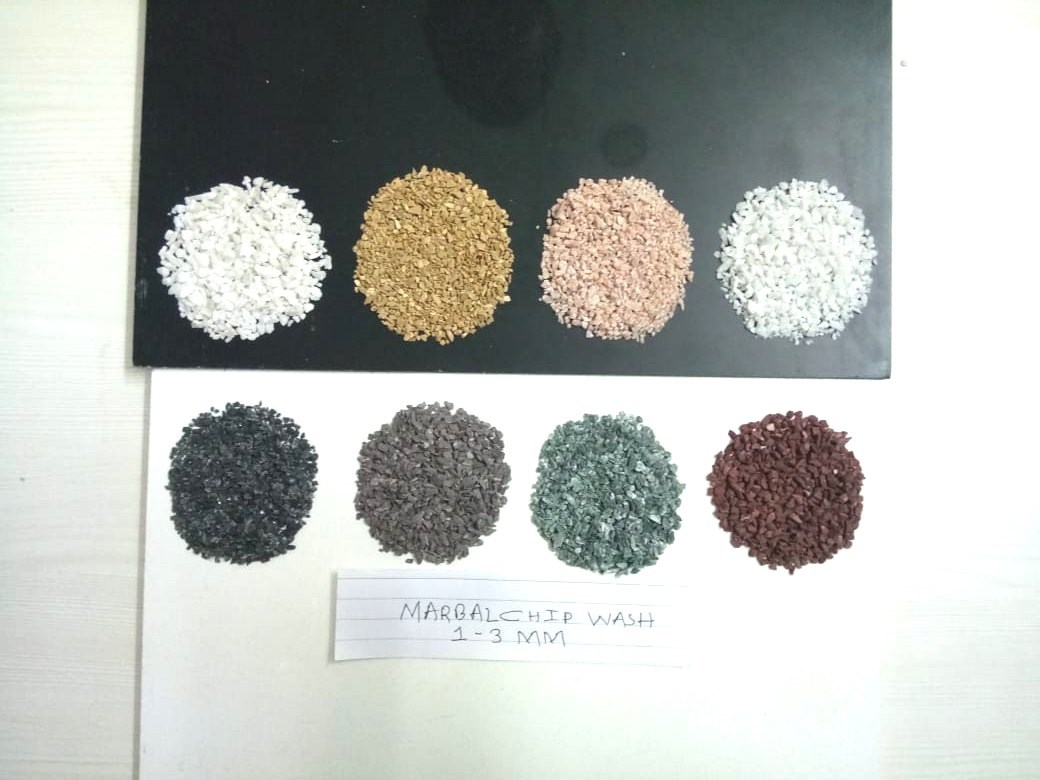 Crushed Marble Wash Aggregate And Chips For Terrazzo Flooring Wall Cladding - Artificial Stone Type: Solid Surface