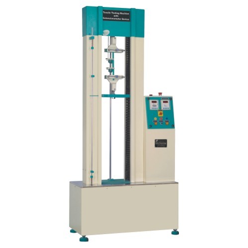 एक्सटेंशन-ओ-मीटर के साथ टेन्साइल टेस्टिंग मशीन