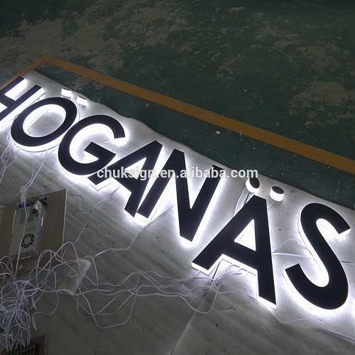 3d Led Back Lit Signage Application: Sign Board