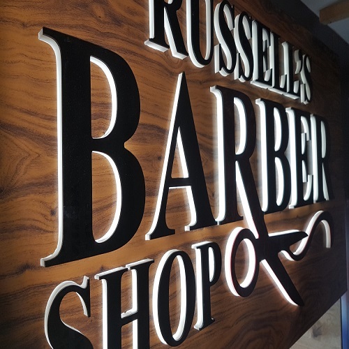 3d Led Back Lit Signage Application: Sign Board