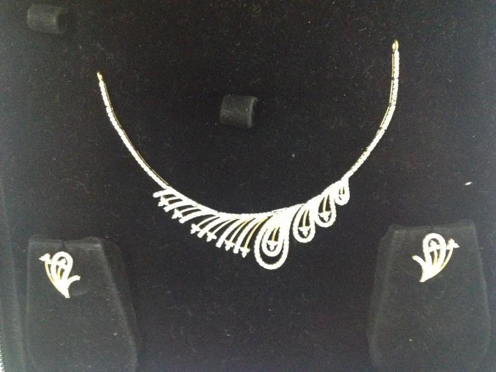 Women Diamond Necklace Set
