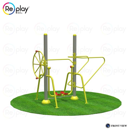 AIR WALKER - B Class Pipe, 7x4.5x7.3 Ft | Age Limit 18-65 Years, Max User Weight 110 Kg, Open Air Gym System