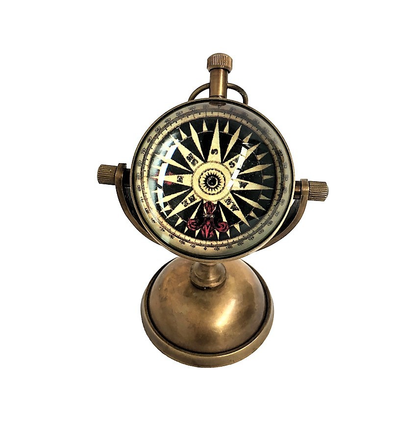 Table Clock A   Brass Stand