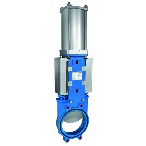 Knife Gate Valves - Stainless Steel, 2 To 24 Inch Sizes, Polished Blue Finish | Extreme Abrasive & Corrosive Resistance, Long Lasting Performance