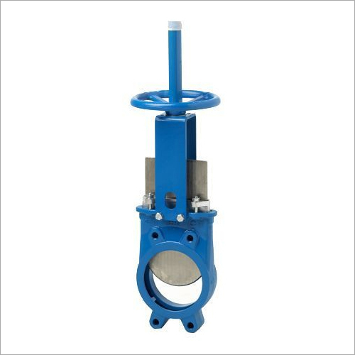Knife Gate Valves - Stainless Steel, 2 To 24 Inch Sizes, Polished Blue Finish | Extreme Abrasive & Corrosive Resistance, Long Lasting Performance