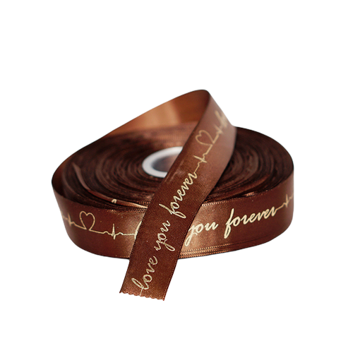 नीले और गुलाबी और मैरून अनुकूलित मुद्रित रिबन