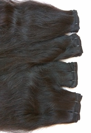 Raw Natural Single Donor Temple Hair