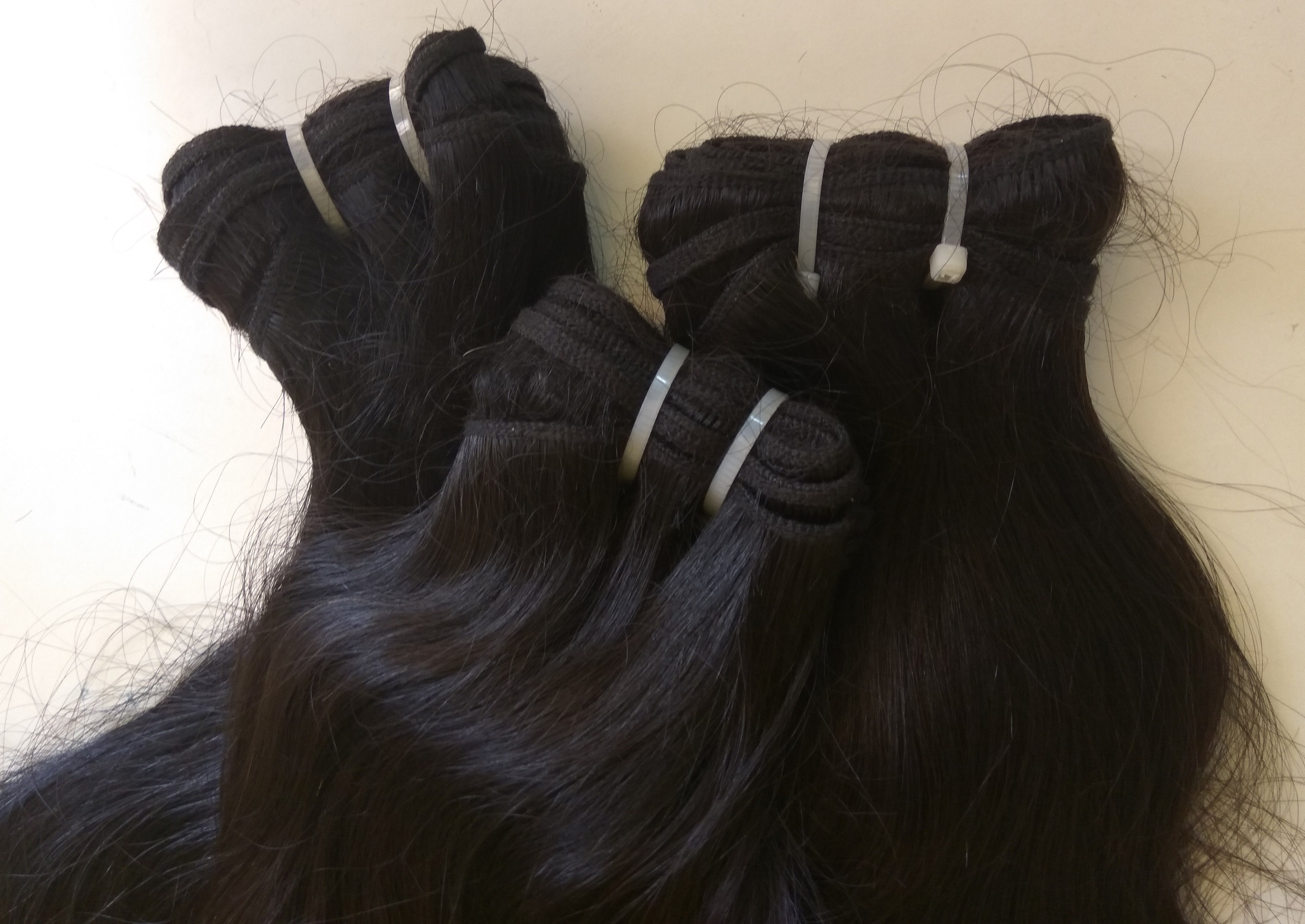 Raw Natural Single Donor Temple Hair